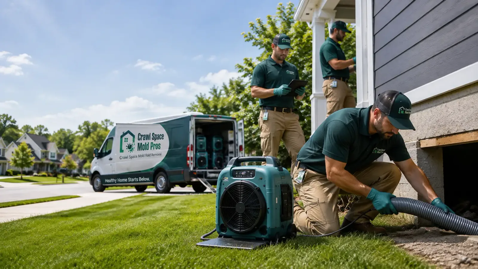 Crawl Space Mold Removal in Garden Grove, CA